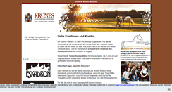 Desktop Screenshot of krones-reitsport.de